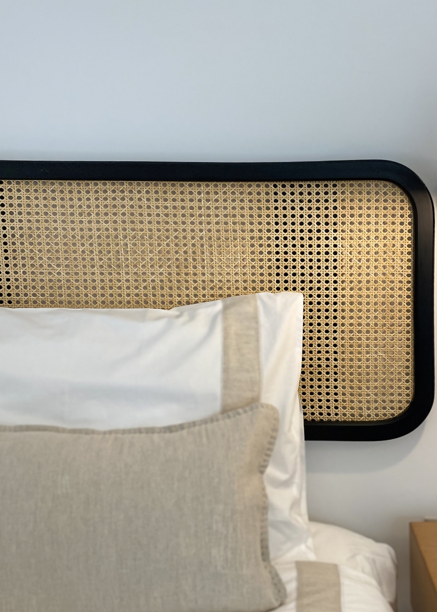 Cane Rattan Headboard for Single and Double Beds