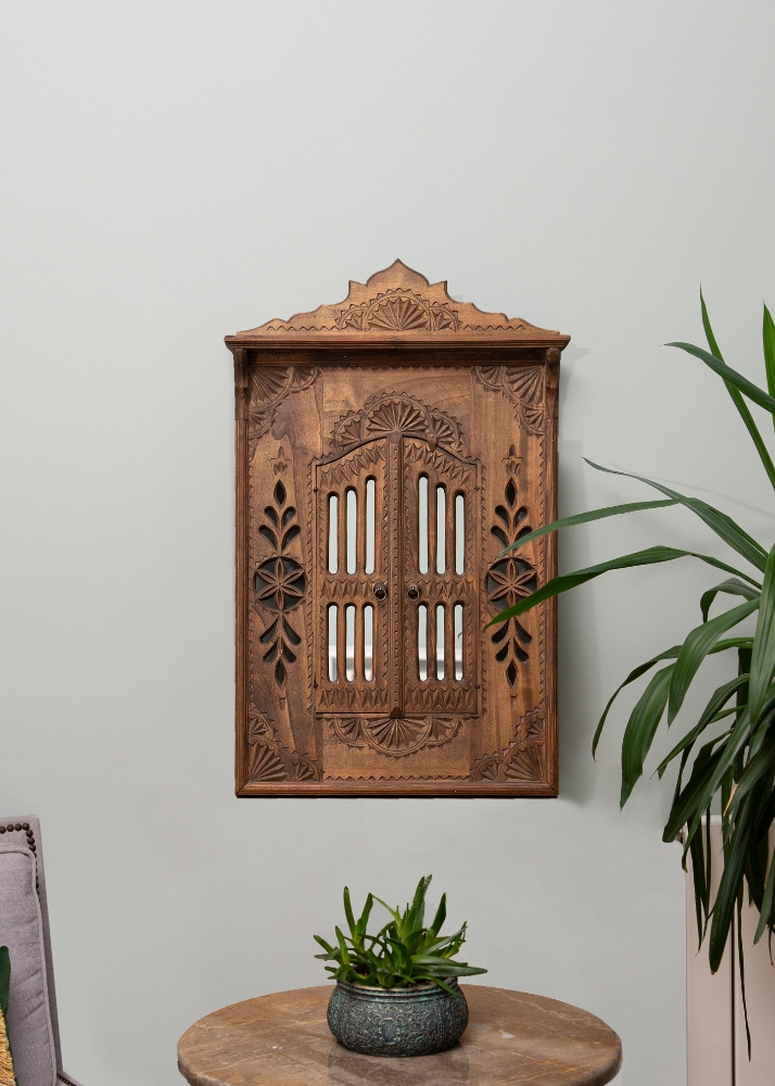 Hand Crafted Authentic Wooden Mirror