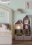 Kids Room Bookshelf with Drawer- Four Storeys Soft Pink