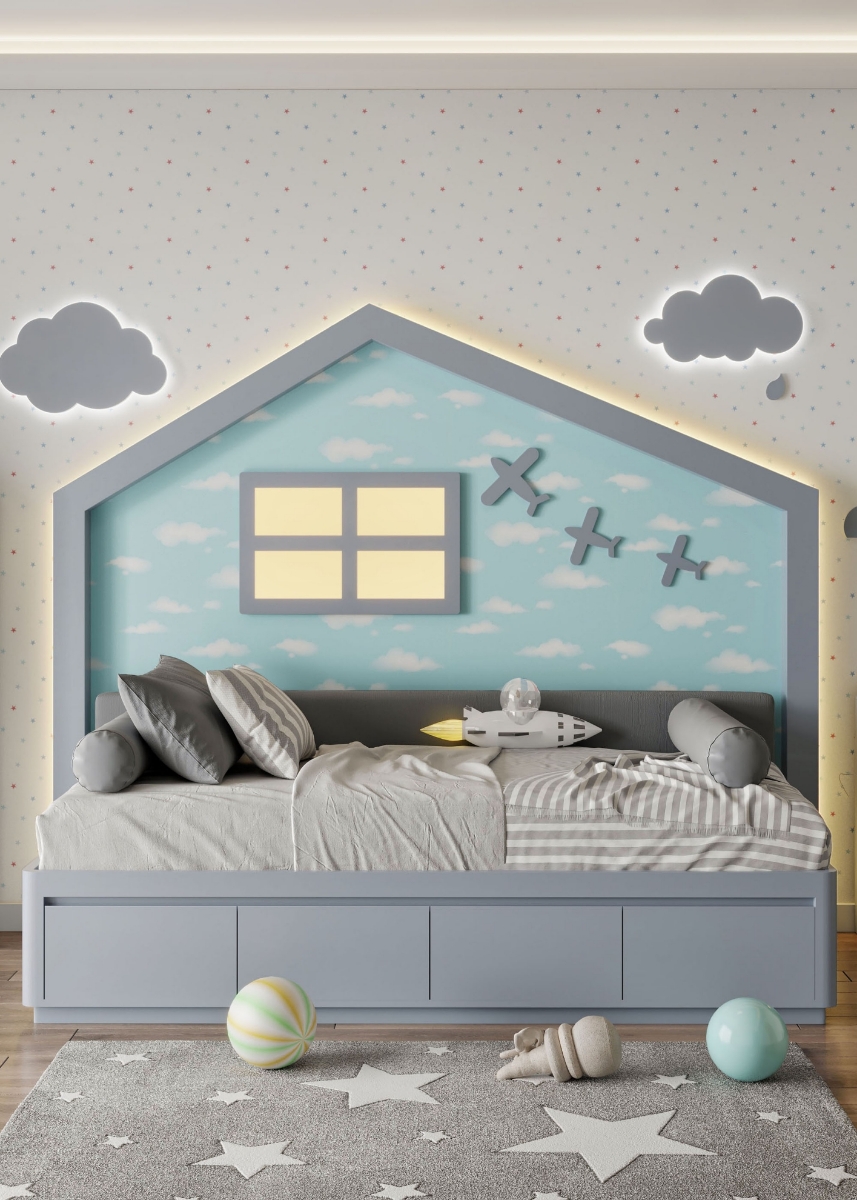 Kids Room ROOF Frame and LED Light