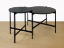Black Lacquer Top Smart Chic Coffe Table Set