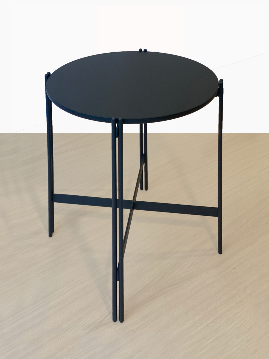 Smart Chic Coffe Table Small Base Black Lacquer Top